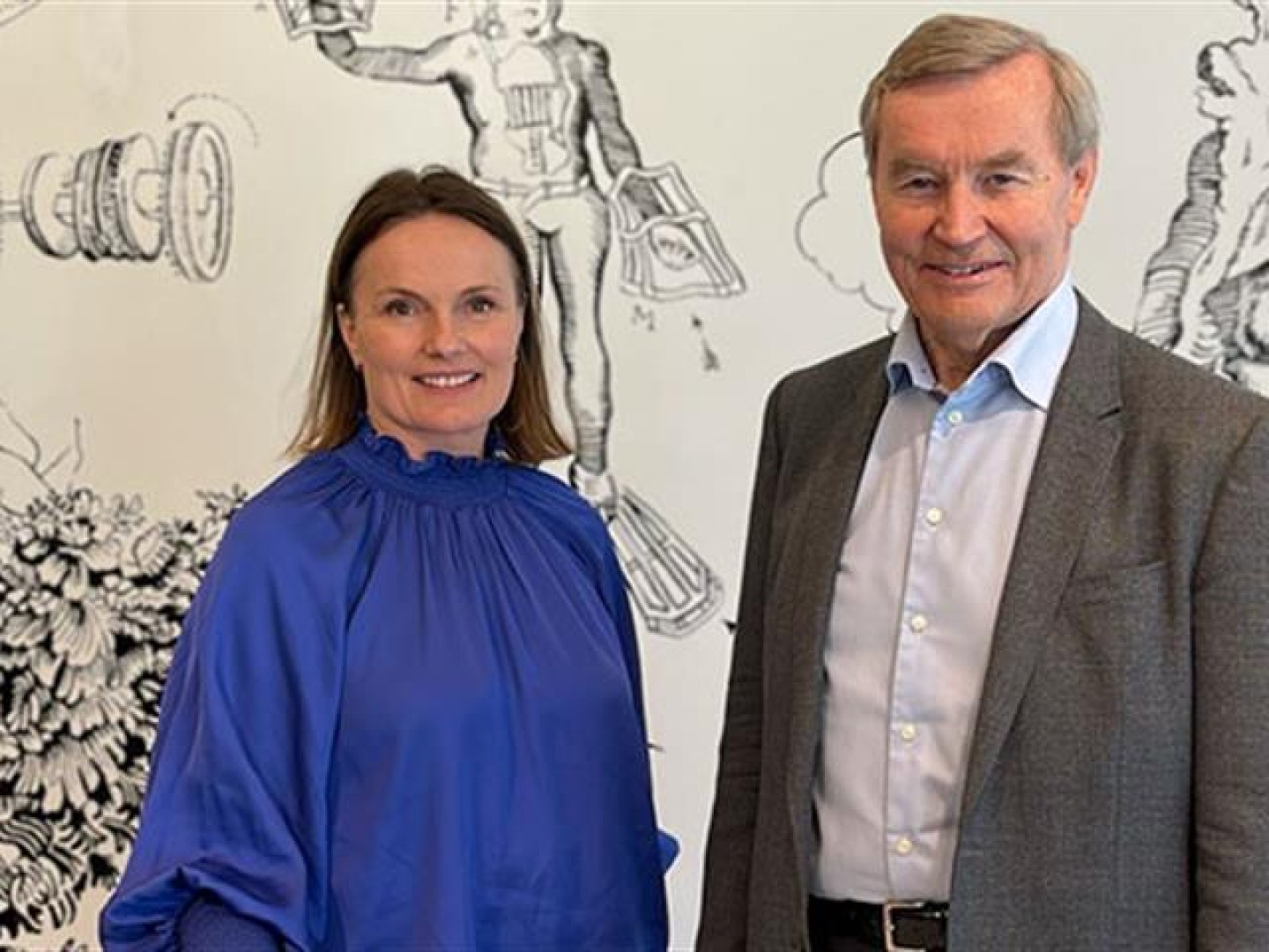 Elisabet Mæland Fosse fra Patentstyret og Bjarne Aamodt fra Styresenteret AS tror samarbeidet vil bidra til større kunnskap om IPR i virksomhetene. 