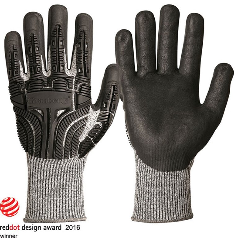 Bike gloves for which Granberg was awarded the Red Dot award in 2016