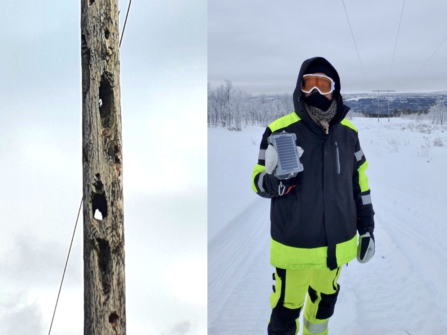 Stig Skjelvik, co-founder of Gridguard, with a GridScout box.