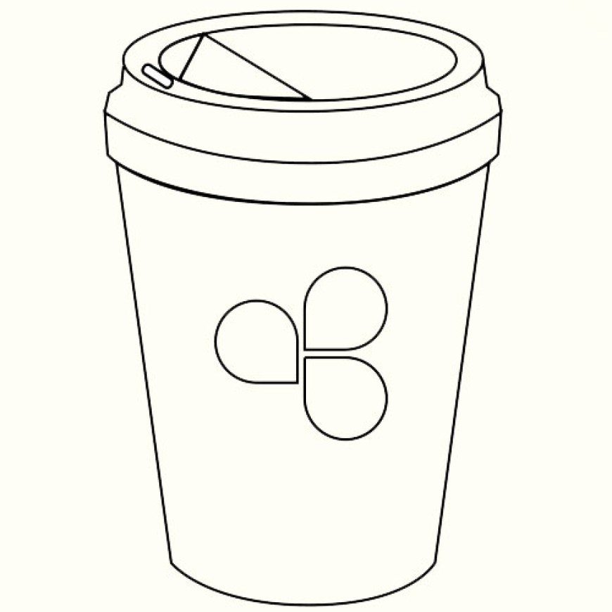 Cup-line-drawing