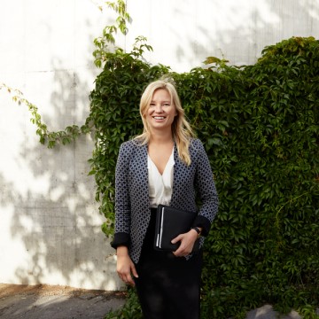 Portrett av Cilia Holmes Indahl