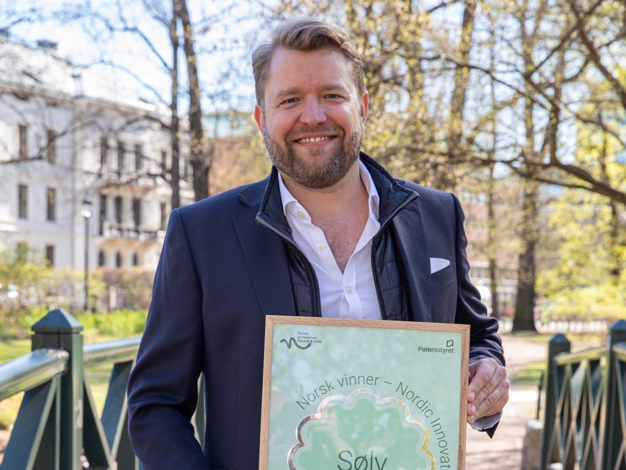 Christopher Sveen, CEO Renasys. Foto: Gaute B. Iversen/Patentstyret