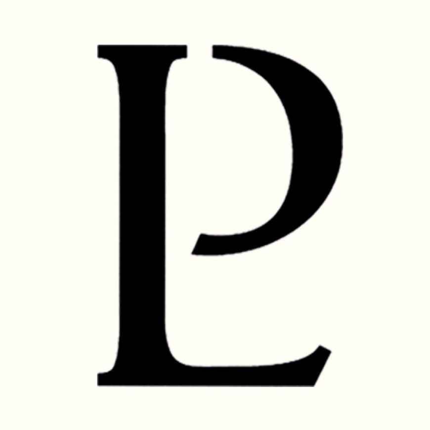 Logosymbol for klokker i sort-hvitt mot lys bakgrunn. Logoen består av en enkel P. Eksempel på forvekselbare merker.